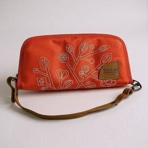 Overland Equipment Amelia Orange Wallet Travel Organizer Wristlet Hand Clutch